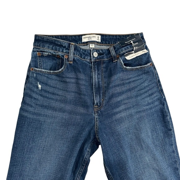 Abercrombie & Fitch the Mom high rise curve love jeans size 28 - Picture 3 of 5